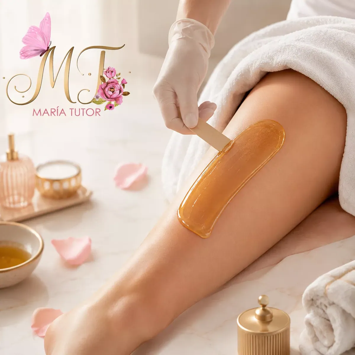 Piernas zona superior en María Tutor