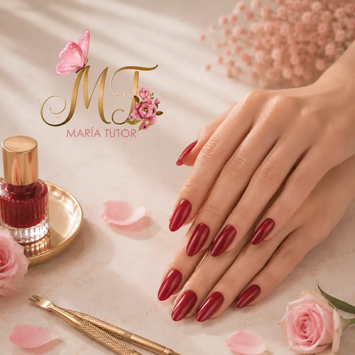 Uñas Acrílicas en María Tutor