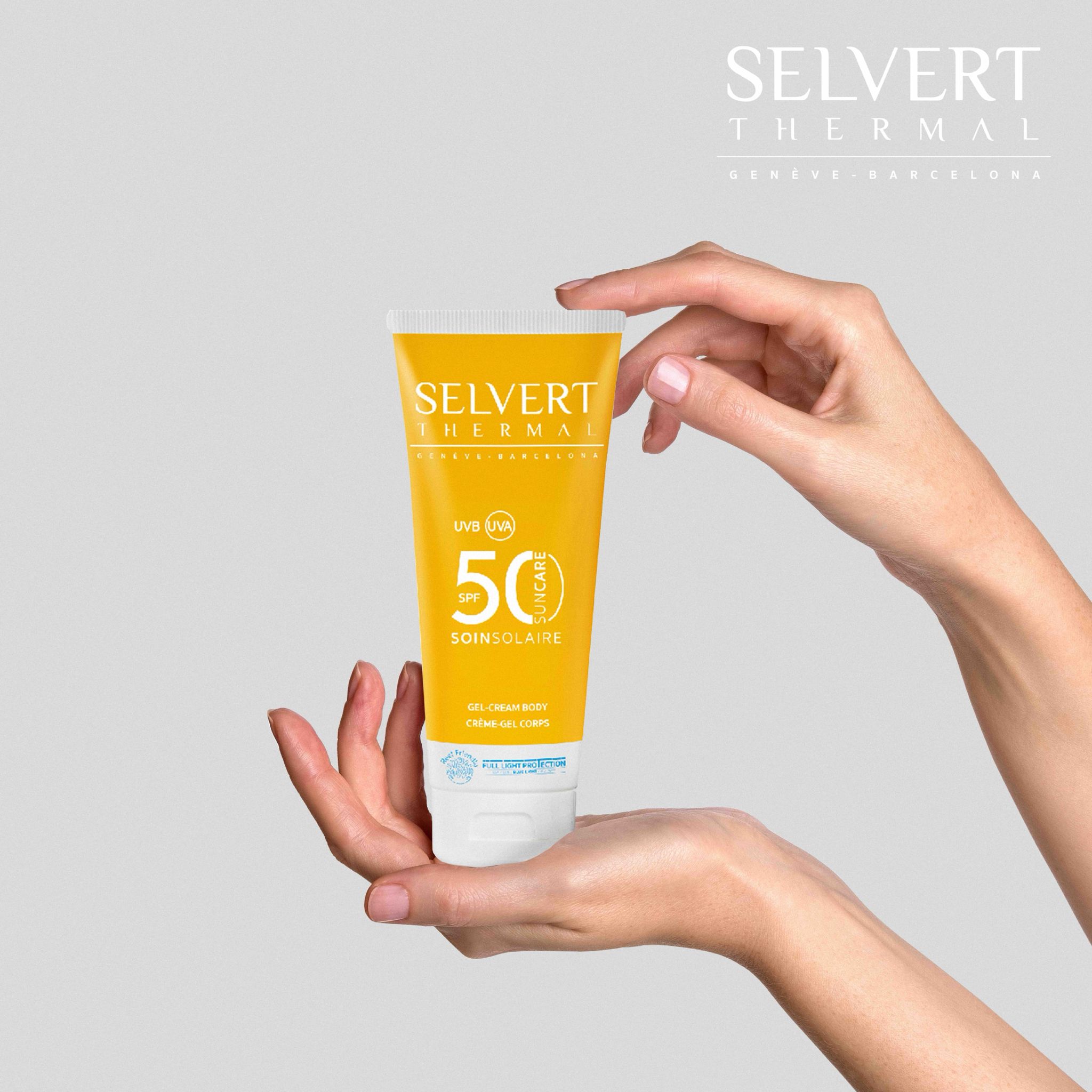 PROTECTOR SOLAR. Sun Care. Gel-Cream Body. SPF 50